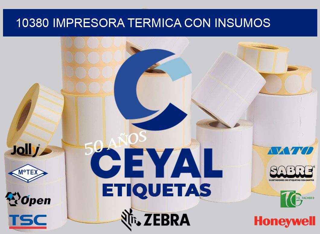 10380 IMPRESORA TERMICA CON INSUMOS