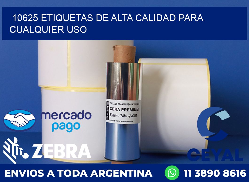 10625 ETIQUETAS DE ALTA CALIDAD PARA CUALQUIER USO