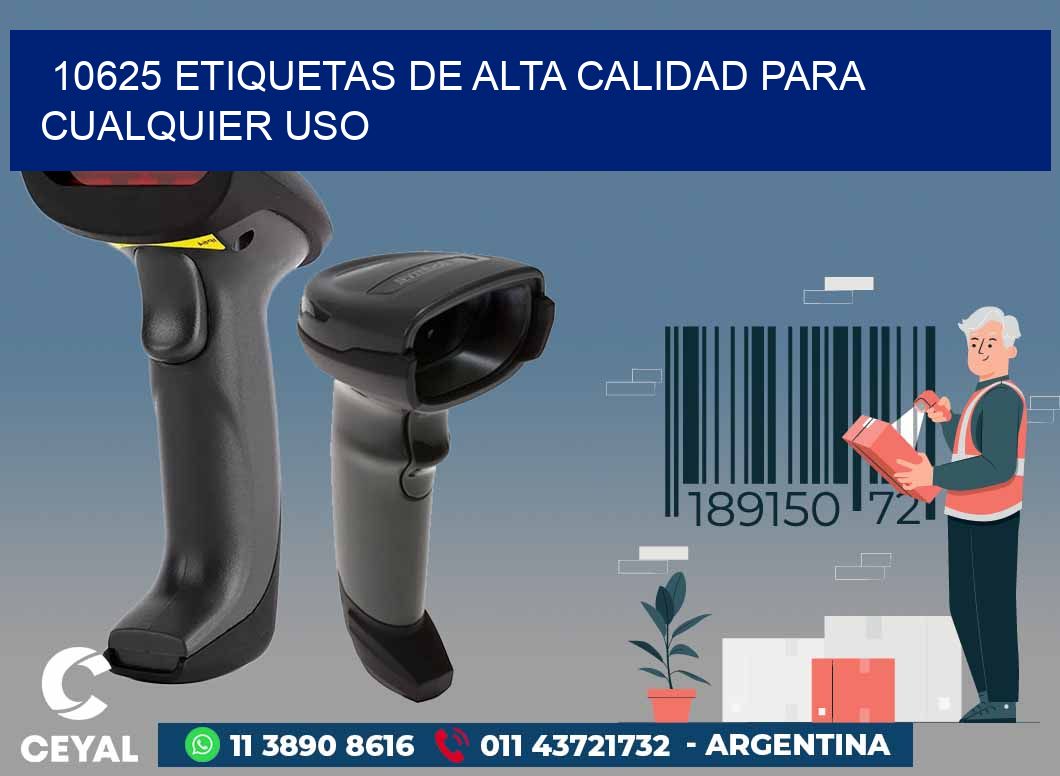 10625 ETIQUETAS DE ALTA CALIDAD PARA CUALQUIER USO