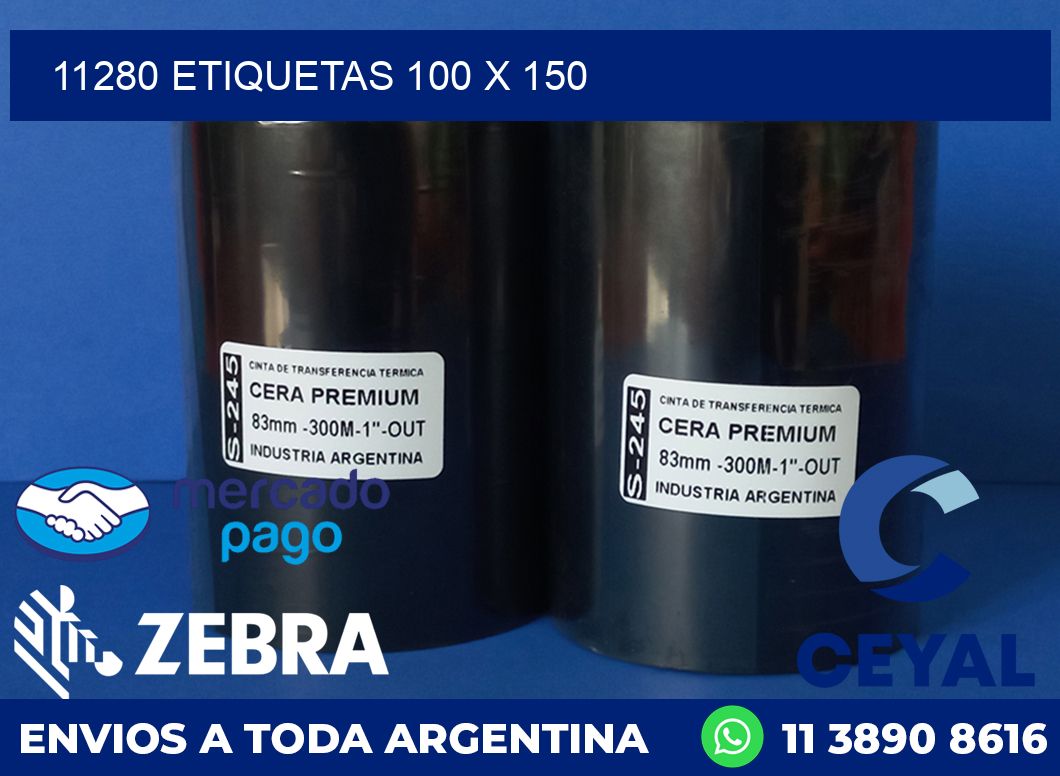 11280 ETIQUETAS 100 X 150