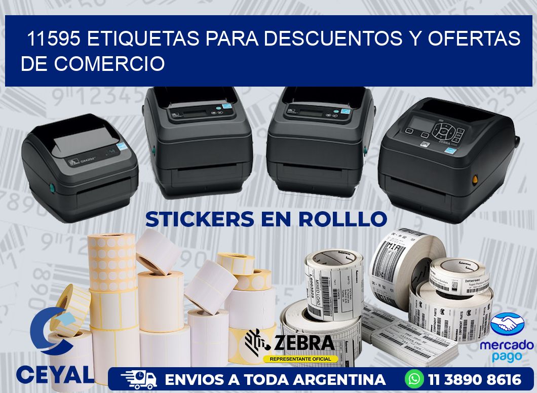 11595 ETIQUETAS PARA DESCUENTOS Y OFERTAS DE COMERCIO