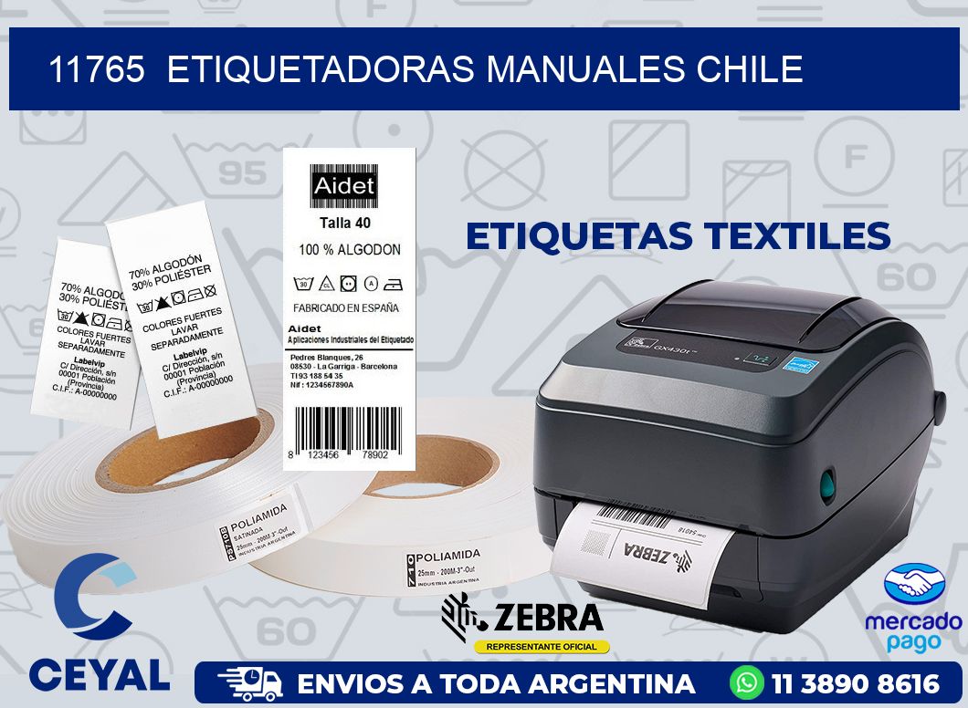 11765  ETIQUETADORAS MANUALES CHILE