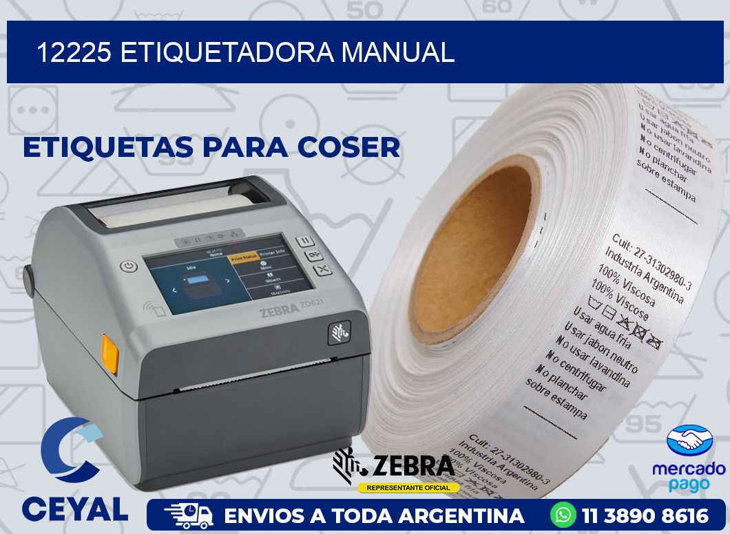 12225 ETIQUETADORA MANUAL