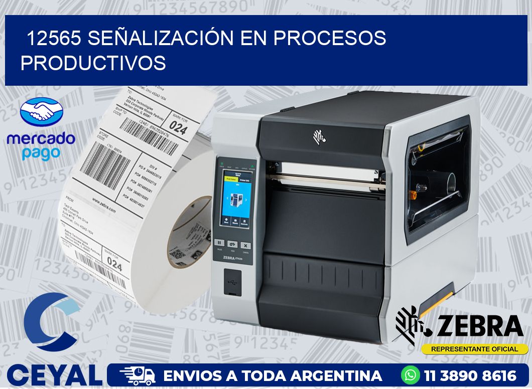 12565 SEÑALIZACIÓN EN PROCESOS PRODUCTIVOS