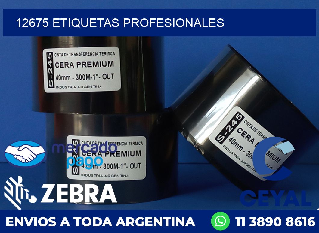 12675 ETIQUETAS PROFESIONALES