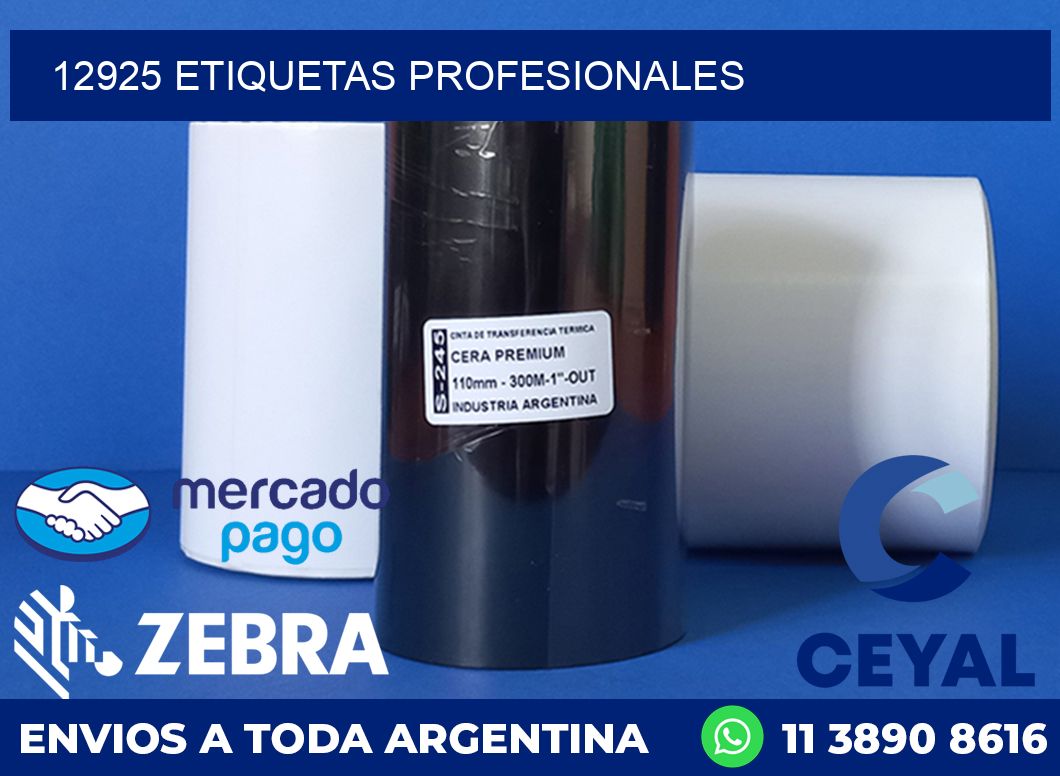 12925 ETIQUETAS PROFESIONALES