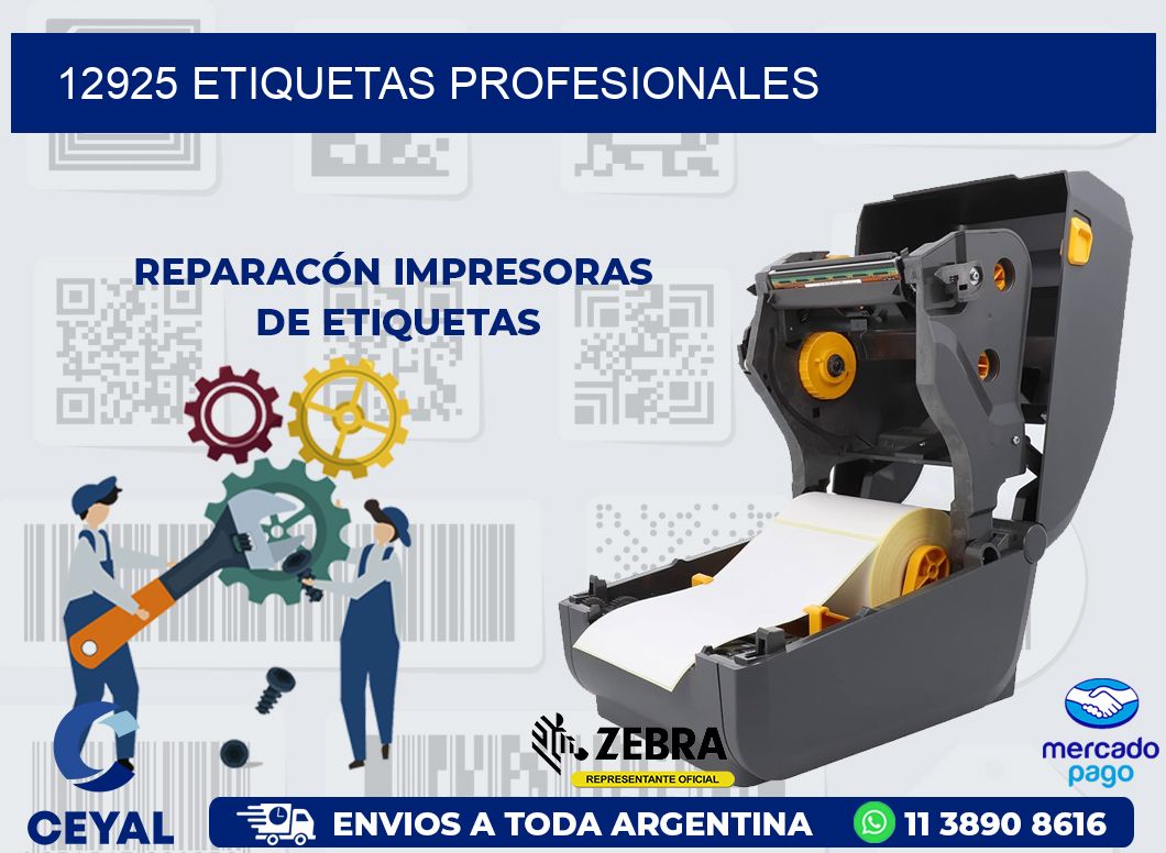 12925 ETIQUETAS PROFESIONALES