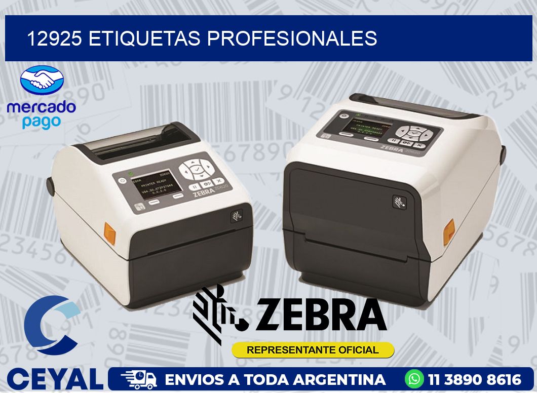 12925 ETIQUETAS PROFESIONALES