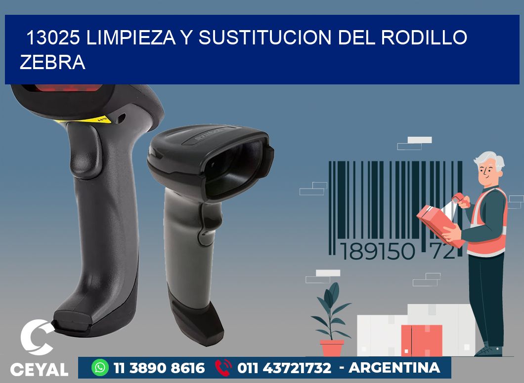 13025 LIMPIEZA Y SUSTITUCION DEL RODILLO ZEBRA