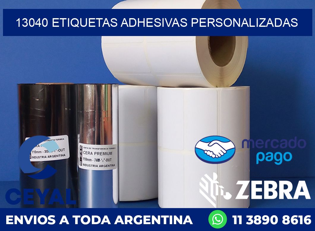 13040 ETIQUETAS ADHESIVAS PERSONALIZADAS