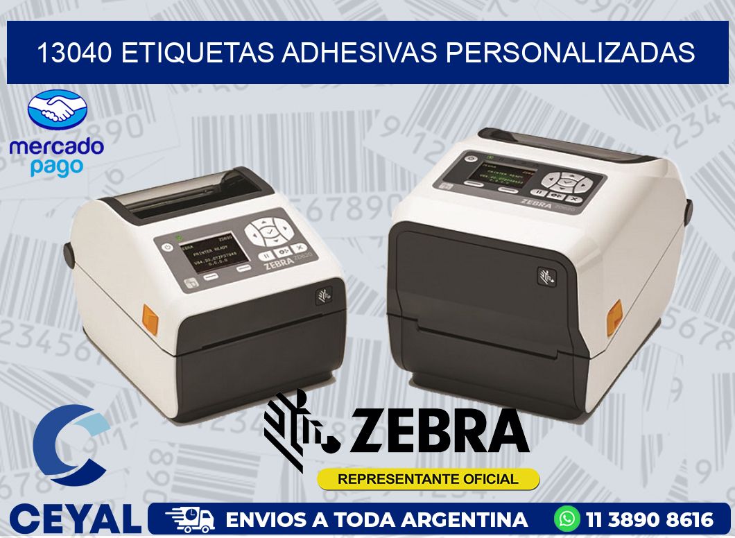13040 ETIQUETAS ADHESIVAS PERSONALIZADAS