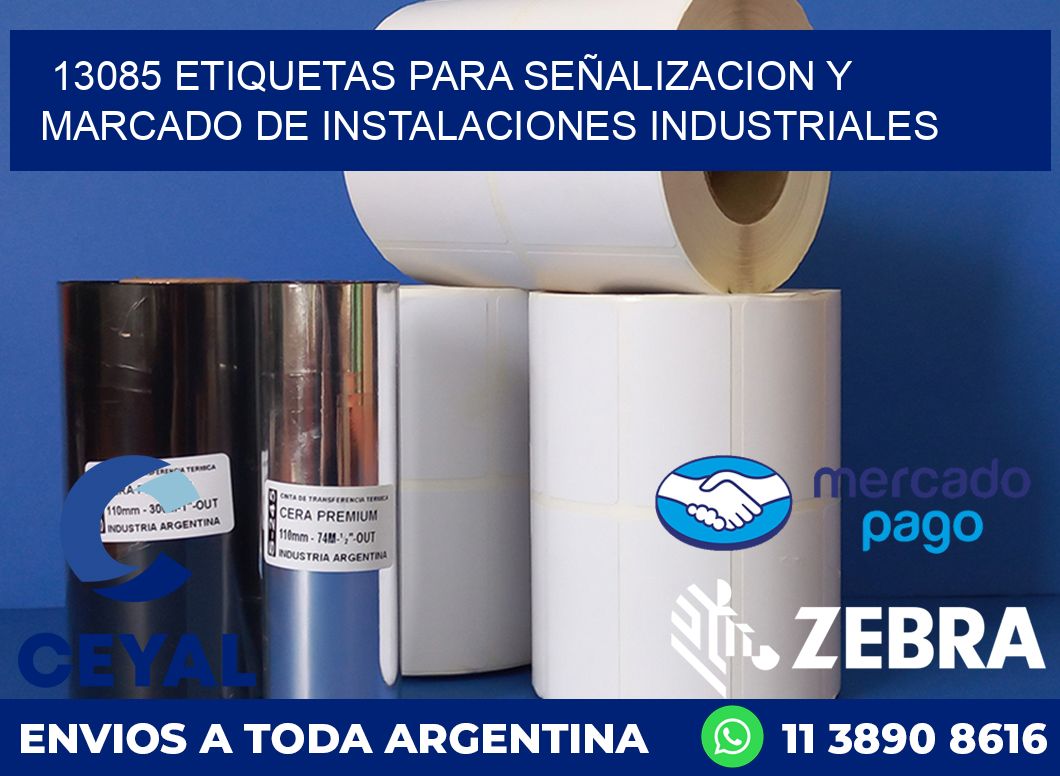 13085 ETIQUETAS PARA SEÑALIZACION Y MARCADO DE INSTALACIONES INDUSTRIALES