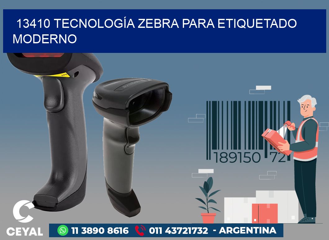 13410 TECNOLOGÍA ZEBRA PARA ETIQUETADO MODERNO