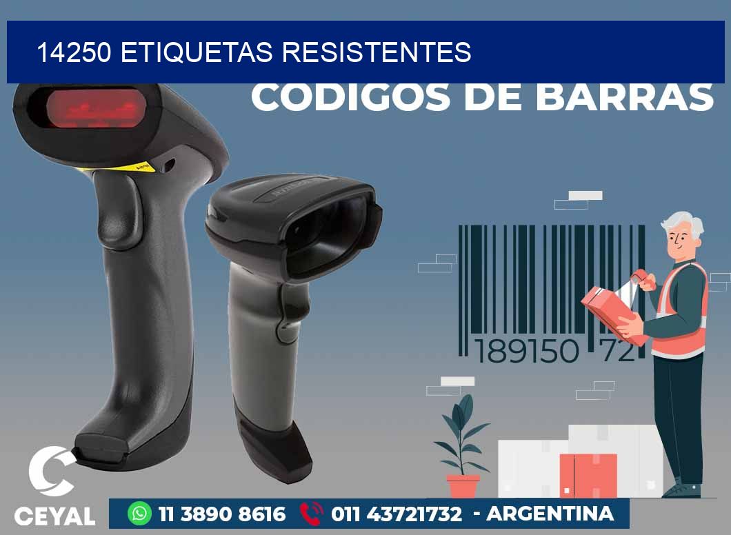 14250 ETIQUETAS RESISTENTES