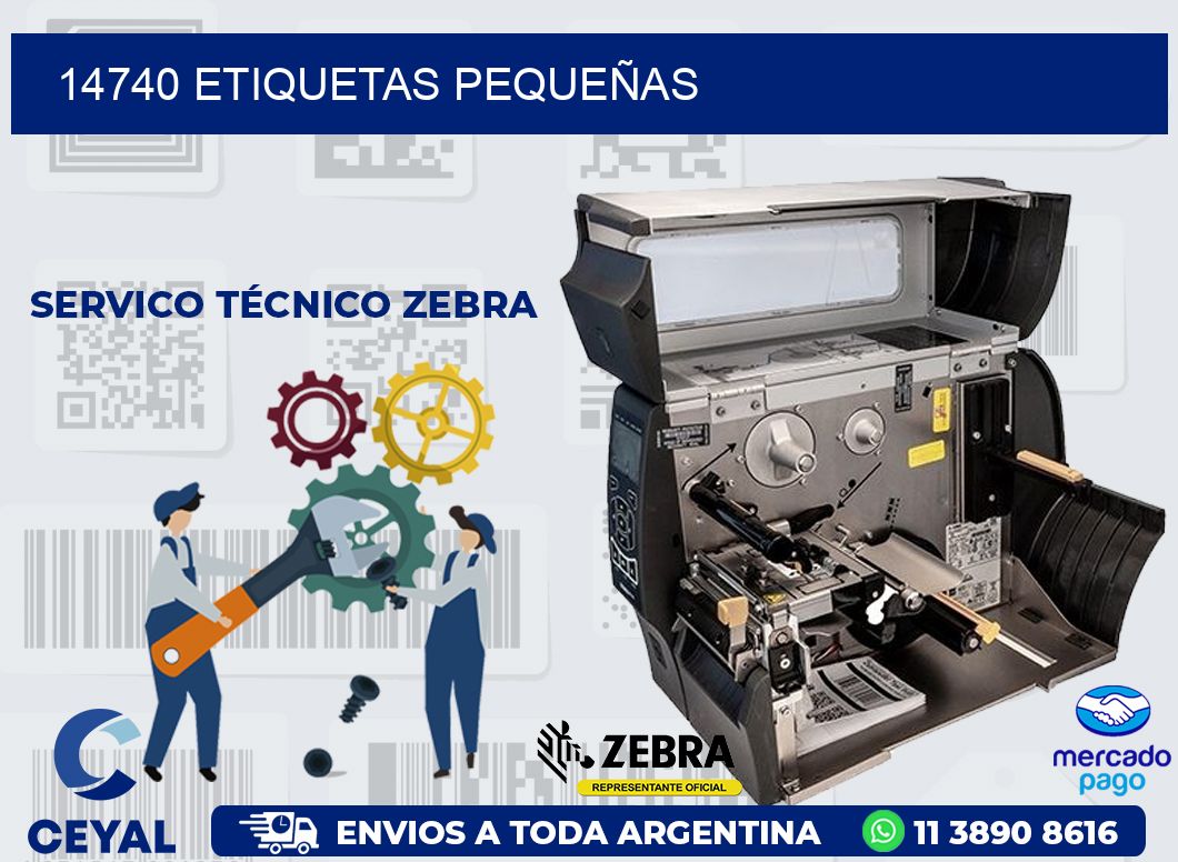 14740 ETIQUETAS PEQUEÑAS