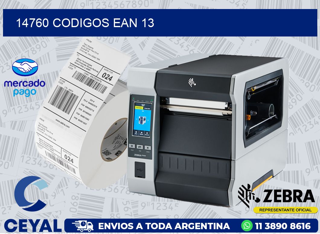 14760 CODIGOS EAN 13