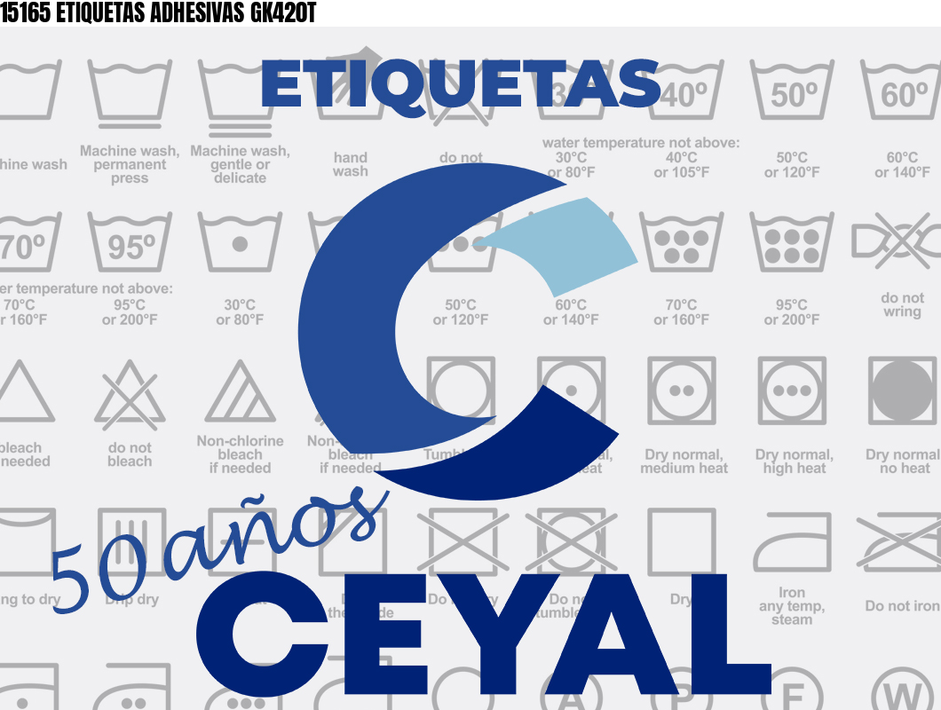15165 ETIQUETAS ADHESIVAS GK420T