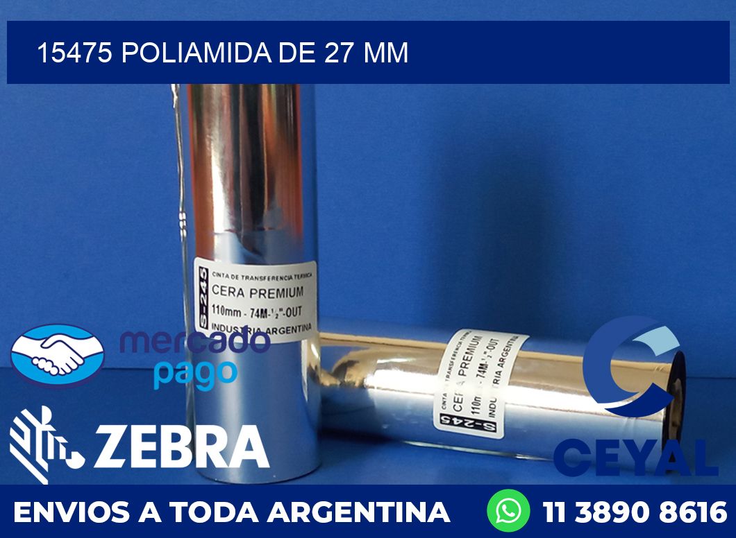 15475 POLIAMIDA DE 27 MM