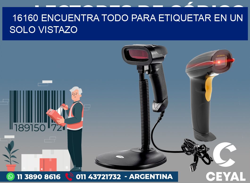 16160 ENCUENTRA TODO PARA ETIQUETAR EN UN SOLO VISTAZO