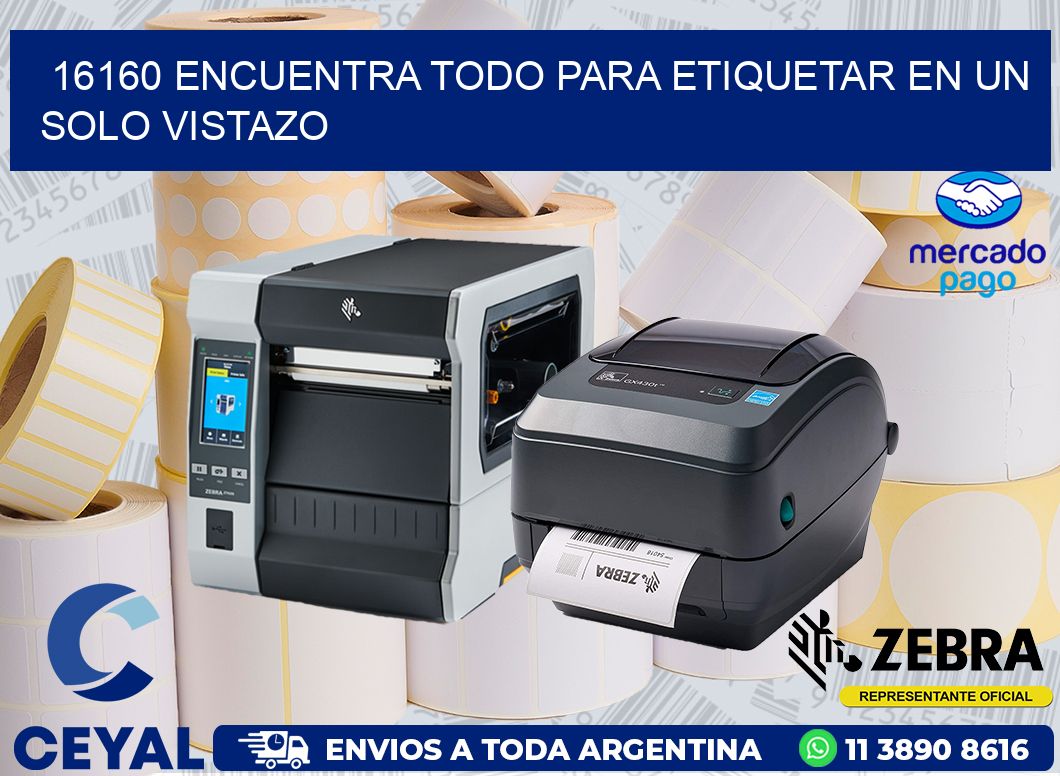 16160 ENCUENTRA TODO PARA ETIQUETAR EN UN SOLO VISTAZO
