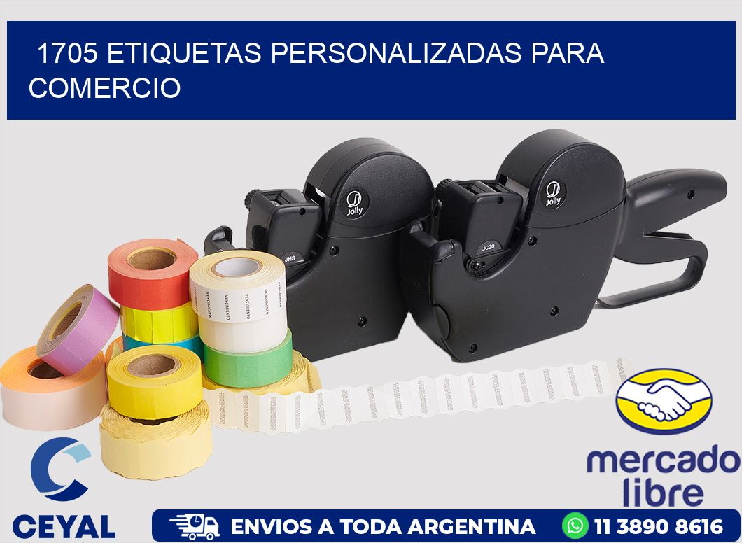 1705 ETIQUETAS PERSONALIZADAS PARA COMERCIO