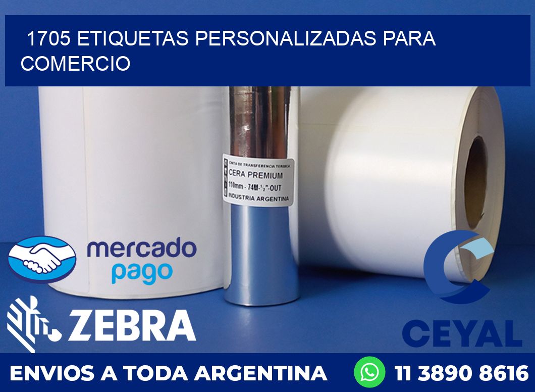 1705 ETIQUETAS PERSONALIZADAS PARA COMERCIO