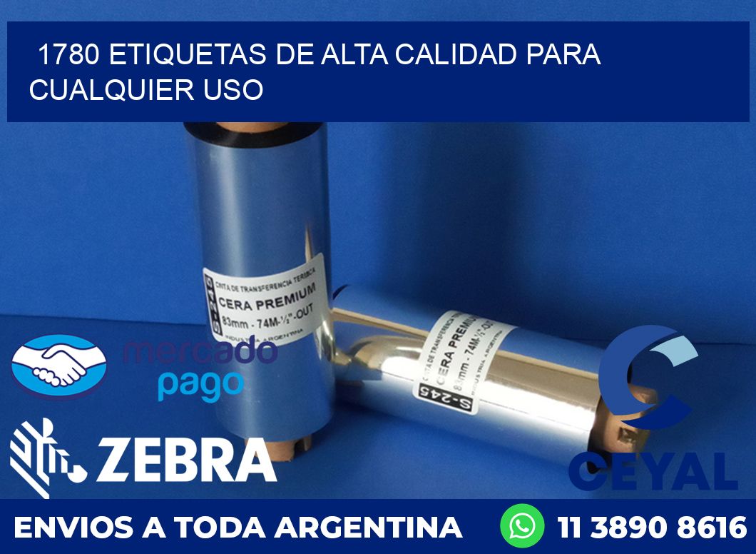 1780 ETIQUETAS DE ALTA CALIDAD PARA CUALQUIER USO