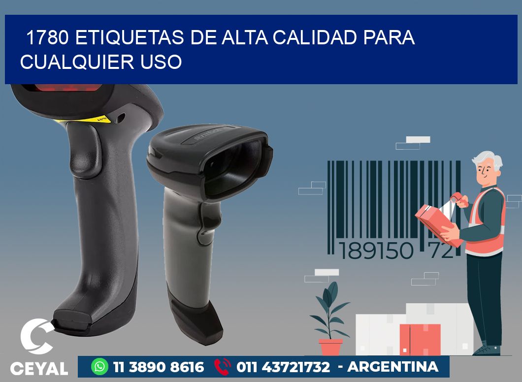 1780 ETIQUETAS DE ALTA CALIDAD PARA CUALQUIER USO