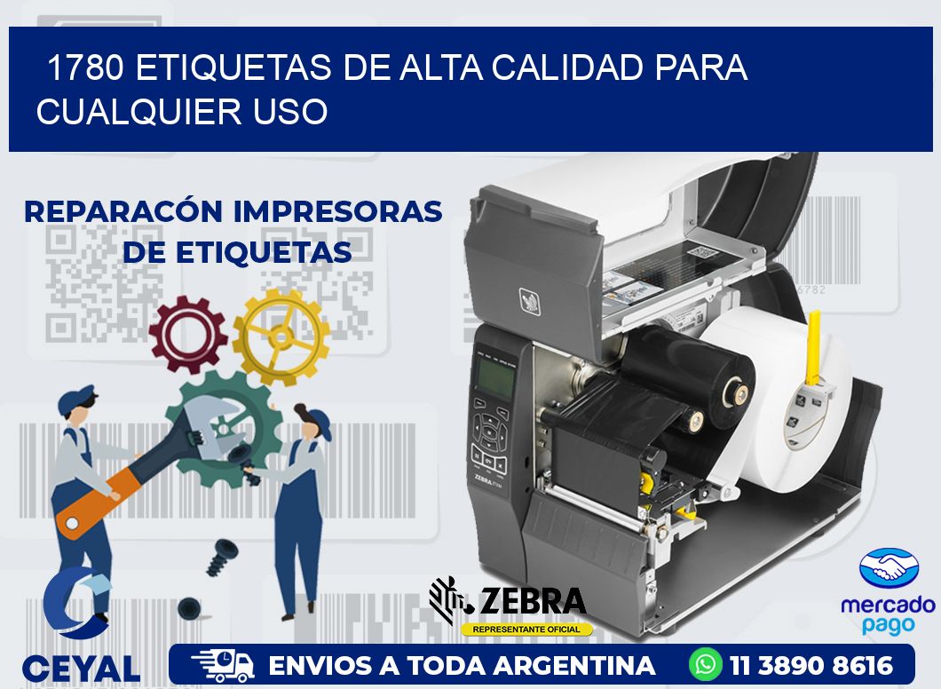 1780 ETIQUETAS DE ALTA CALIDAD PARA CUALQUIER USO