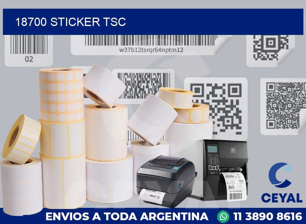 18700 STICKER TSC