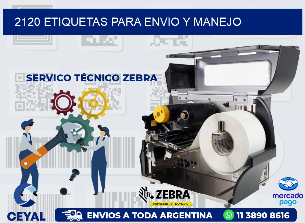 2120 ETIQUETAS PARA ENVIO Y MANEJO