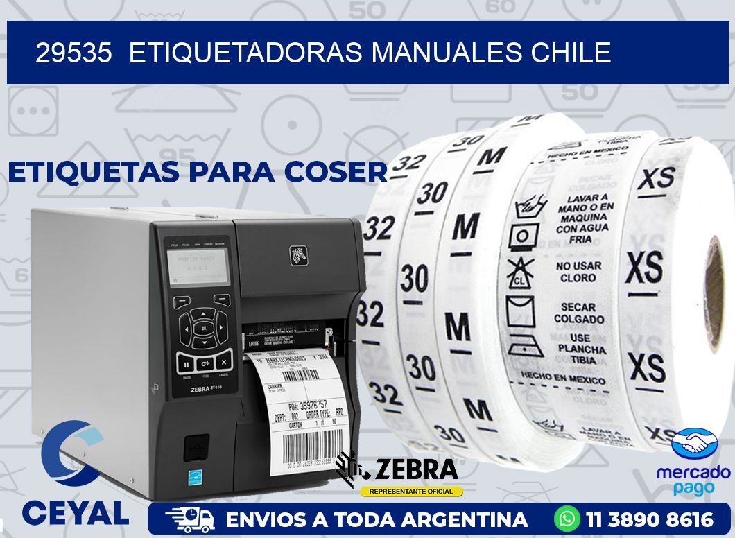 29535  ETIQUETADORAS MANUALES CHILE