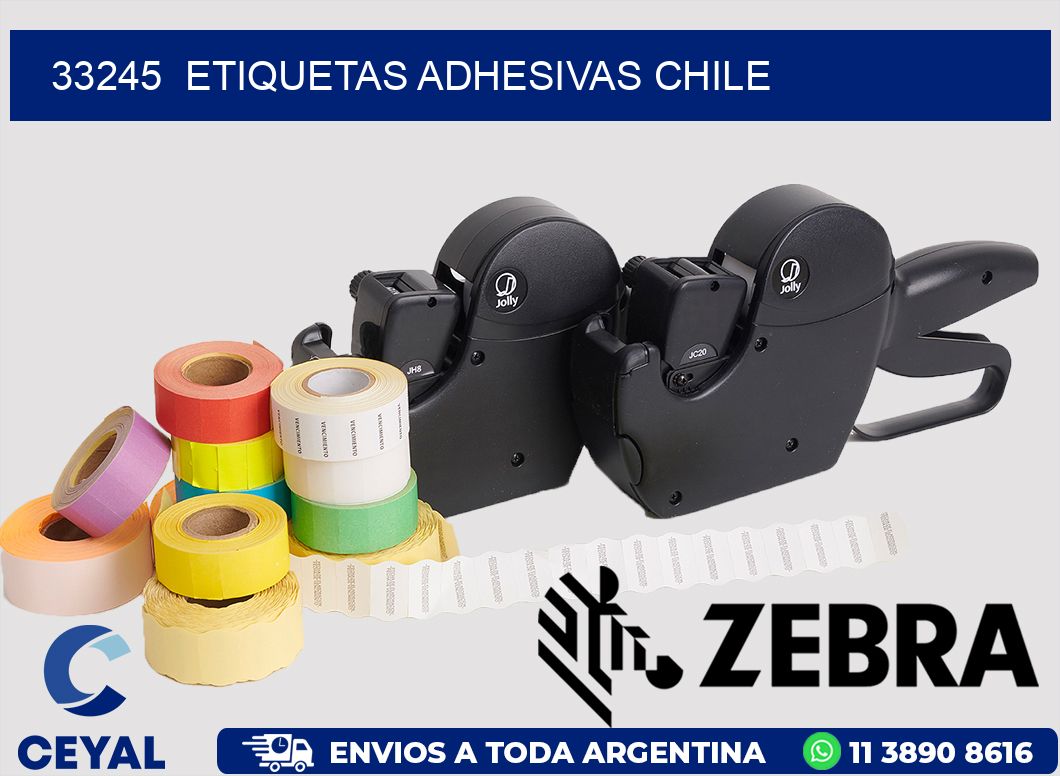 33245  ETIQUETAS ADHESIVAS CHILE