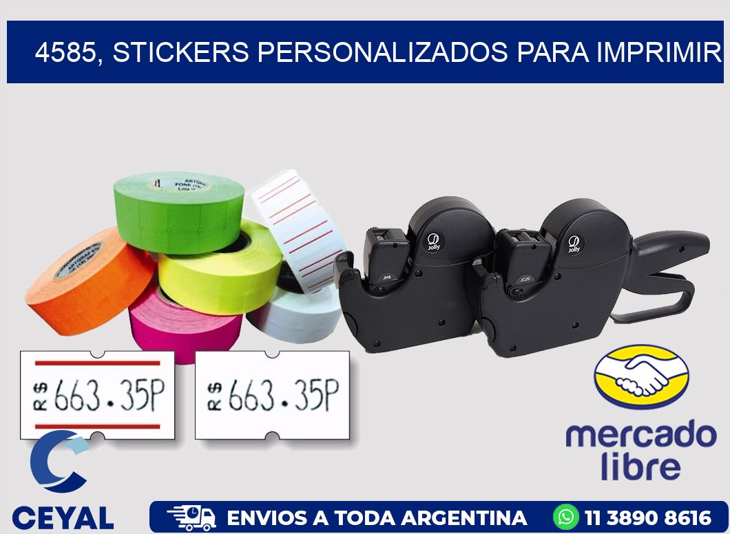 4585, stickers personalizados para imprimir