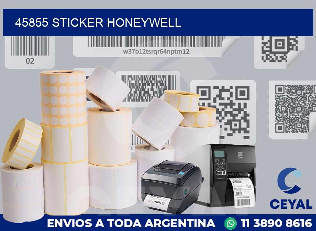 45855 STICKER HONEYWELL