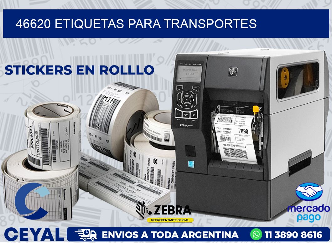 46620 ETIQUETAS PARA TRANSPORTES