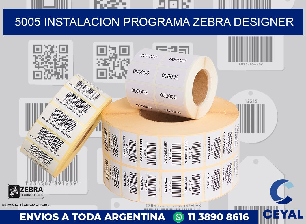 5005 INSTALACION PROGRAMA ZEBRA DESIGNER