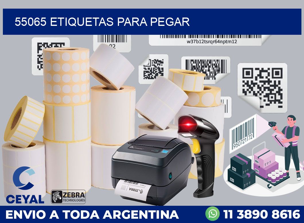 55065 ETIQUETAS PARA PEGAR