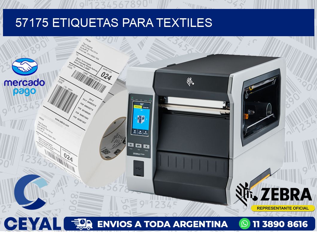 57175 ETIQUETAS PARA TEXTILES