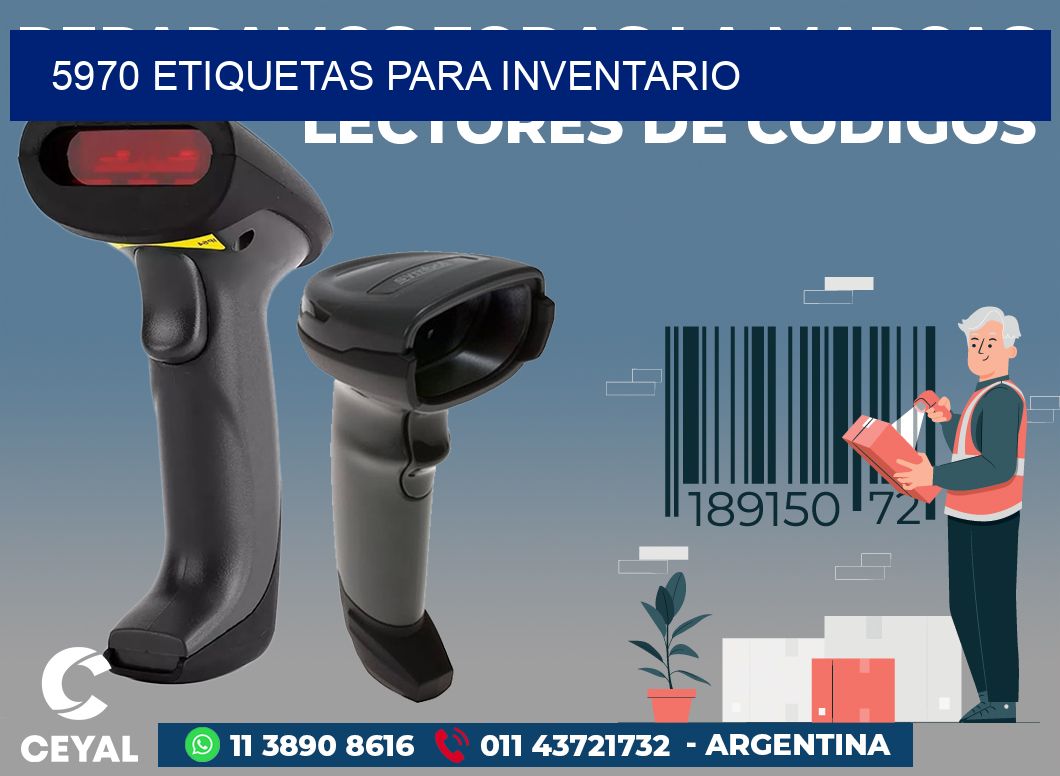 5970 ETIQUETAS PARA INVENTARIO