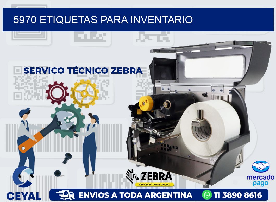 5970 ETIQUETAS PARA INVENTARIO