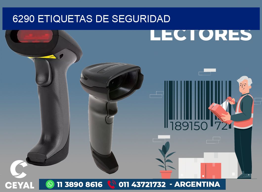 6290 ETIQUETAS DE SEGURIDAD
