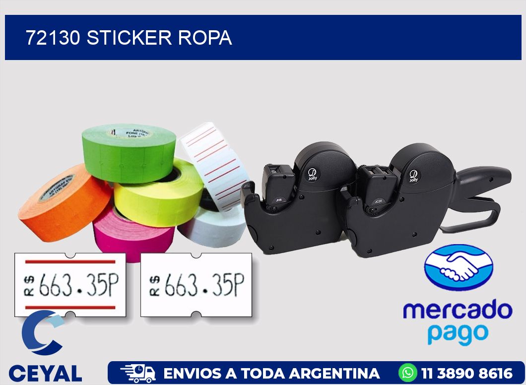 72130 STICKER ROPA