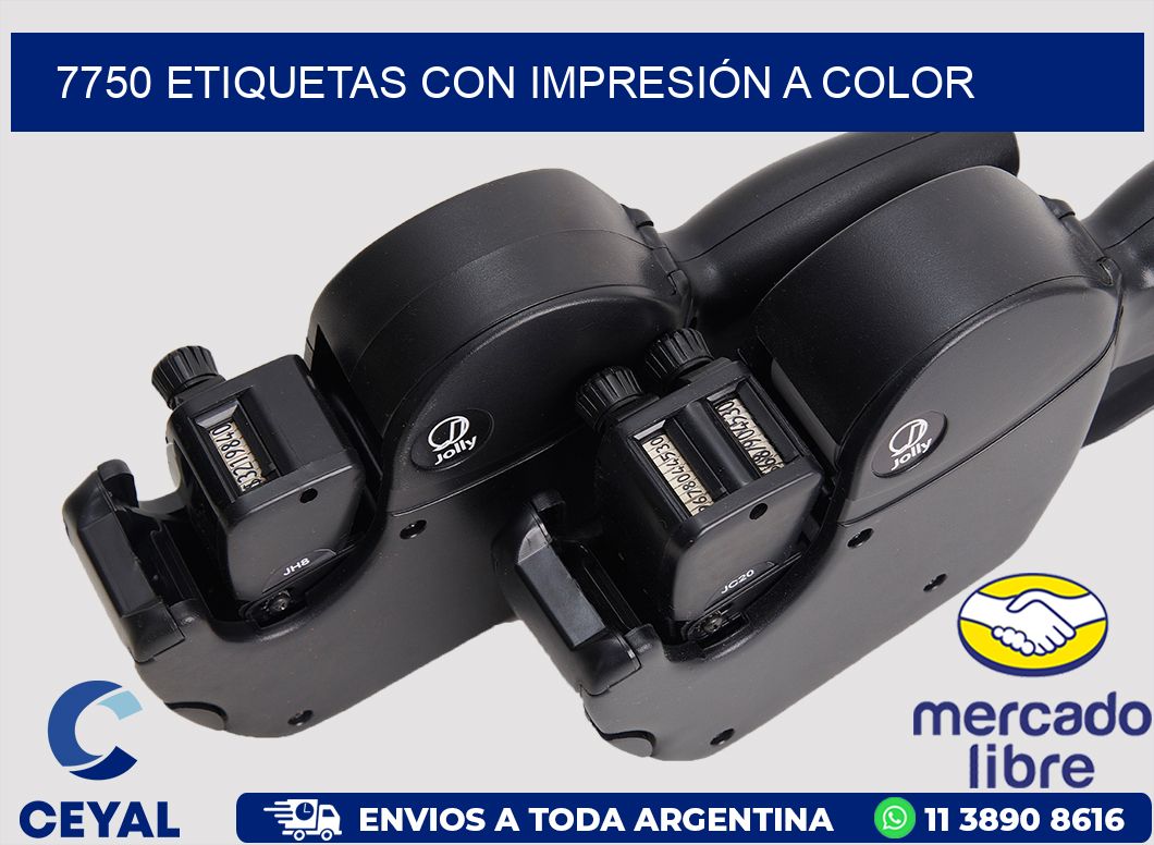 7750 ETIQUETAS CON IMPRESIÓN A COLOR