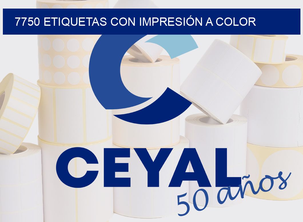 7750 ETIQUETAS CON IMPRESIÓN A COLOR