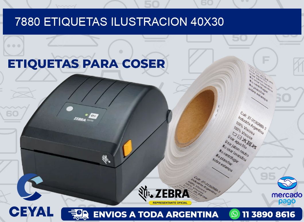 7880 ETIQUETAS ILUSTRACION 40X30