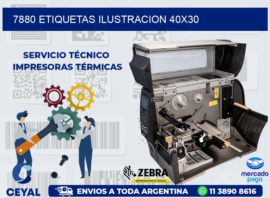 7880 ETIQUETAS ILUSTRACION 40X30