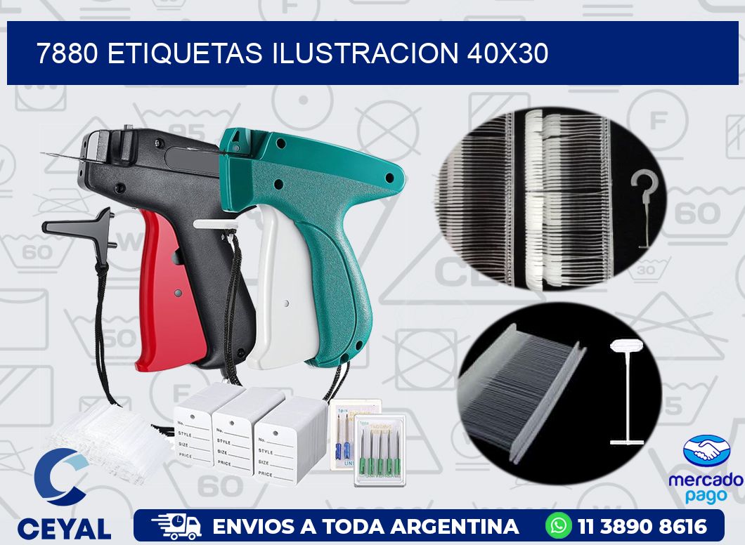 7880 ETIQUETAS ILUSTRACION 40X30