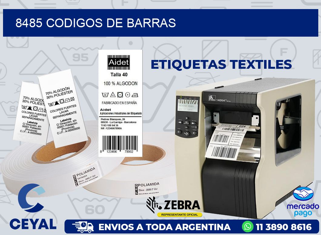 8485 CODIGOS DE BARRAS