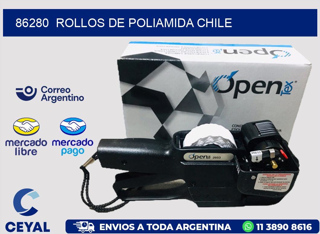 86280  ROLLOS DE POLIAMIDA CHILE